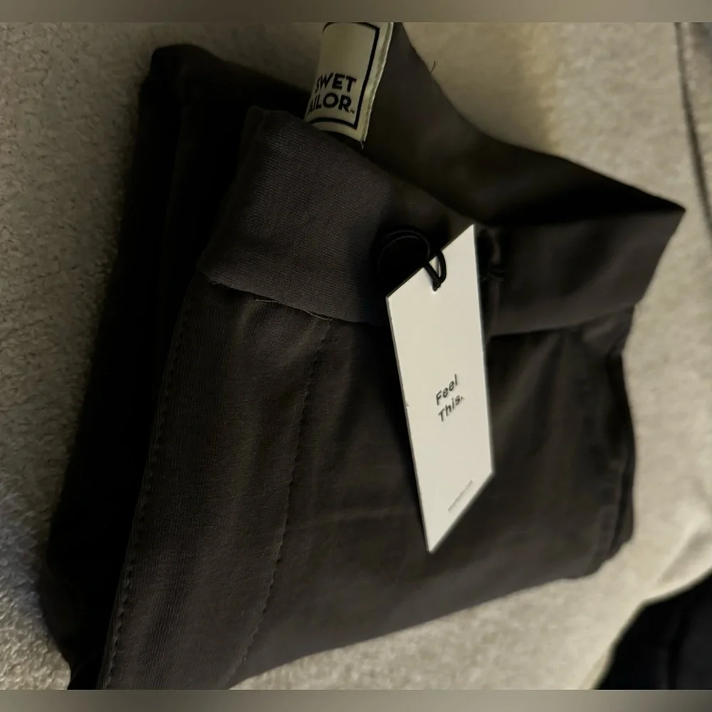 Swet Tailor Men's‎ The Everyday Chino Short in French Grey Waist Size 34 NWT